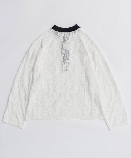 Lace Loose Tops/レースルーズトップス（Tシャツ/カットソー）｜MAISON