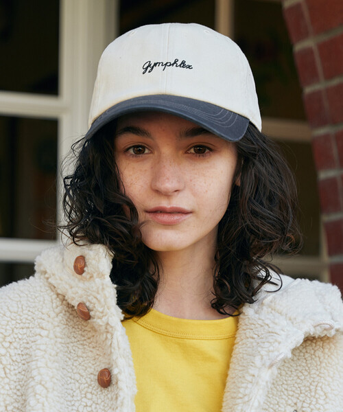 GYMPHLEX（ジムフレックス）の「Gymphlex | コットンチノ 配色6Pキャップ（キャップ・レディース・ブルー系その他5/ホワイト系その他5/ホワイト系その他7・F）」の2枚目の写真