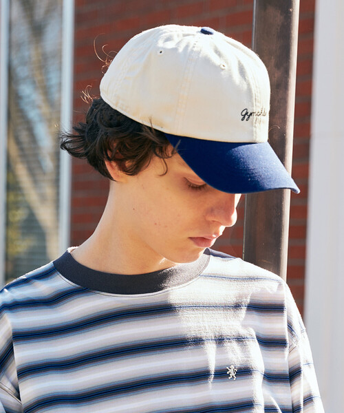 GYMPHLEX（ジムフレックス）の「Gymphlex | コットンチノ 配色6Pキャップ（キャップ・レディース・ブルー系その他5/ホワイト系その他5/ホワイト系その他7・F）」の3枚目の写真
