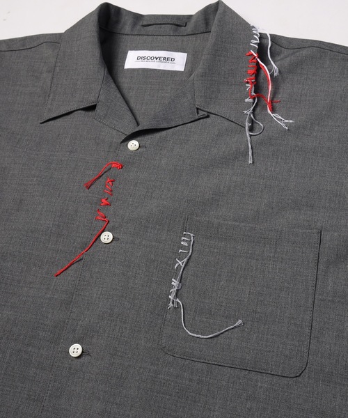 DISCOVERED（ディスカバード）の「SUMMER WOOL LOOPING SHIRTS（シャツ/ブラウス・メンズ・ブラック/グレー・1/3）」の7枚目の写真