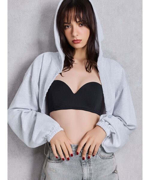 GYDA（ジェイダ）の「Booster Bra top（ブラジャー・レディース・オフホワイト/ブラック・FREE）」の6枚目の写真