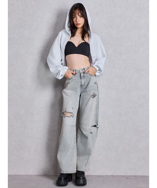 GYDA（ジェイダ）の「Booster Bra top（ブラジャー・レディース・オフホワイト/ブラック・FREE）」の7枚目の写真