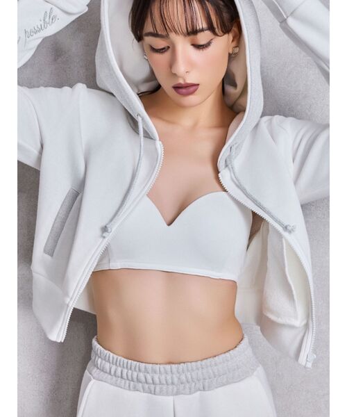 GYDA（ジェイダ）の「Booster Bra top（ブラジャー・レディース・オフホワイト/ブラック・FREE）」の8枚目の写真