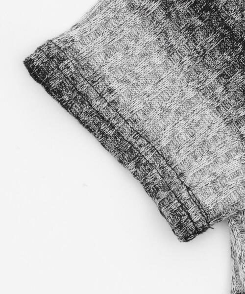 dispark(ディスパーク)の「DISPARK/オンブレボーダーコンパクトトップ(Tシャツ/カットソー・レディース・ブラック/ブラウン・FREE)」の5枚目の写真