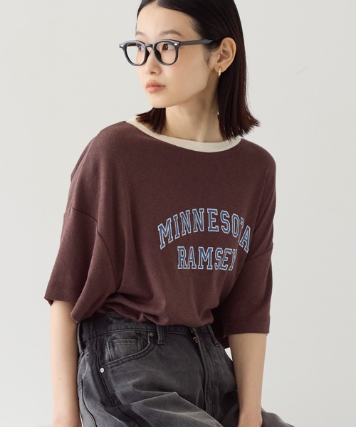 セール】ロゴ入りヴィンテージ半袖プルオーバー（Tシャツ/カットソー