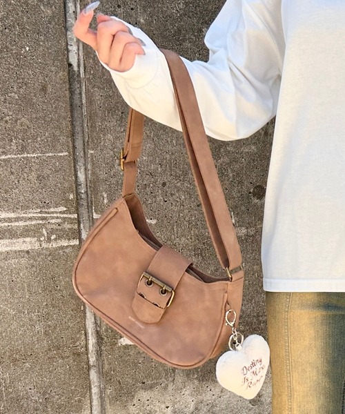 repipi armario(レピピ アルマリオ)の「ヴィンテージ2WAYショルダーバッグ(ショルダーバッグ・キッズ・レッド/ブラウン/ブラック・FREE)」の2枚目の写真