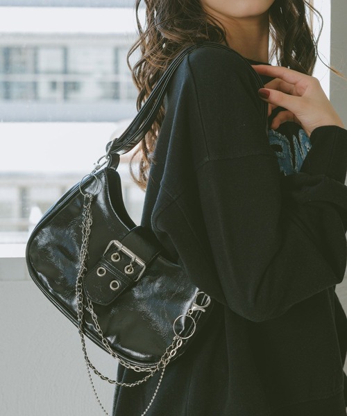 repipi armario(レピピ アルマリオ)の「ヴィンテージ2WAYショルダーバッグ(ショルダーバッグ・キッズ・レッド/ブラウン/ブラック・FREE)」の1枚目の写真