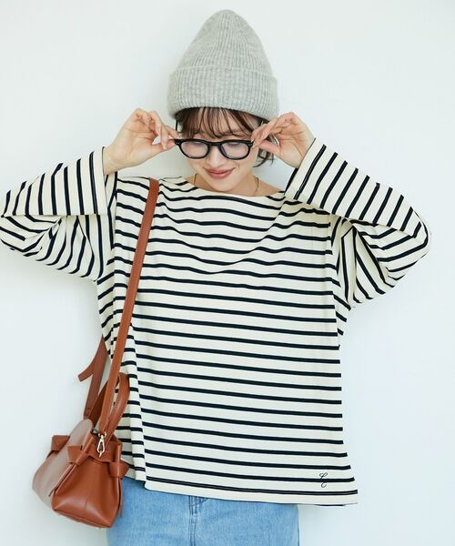 le.coeur blanc（ルクールブラン）の「《WEB限定アイテム》シンプルニットワッチ（ニットキャップ/ビーニー・レディース・ブラック/グレー/アイボリー・FREE）」の8枚目の写真