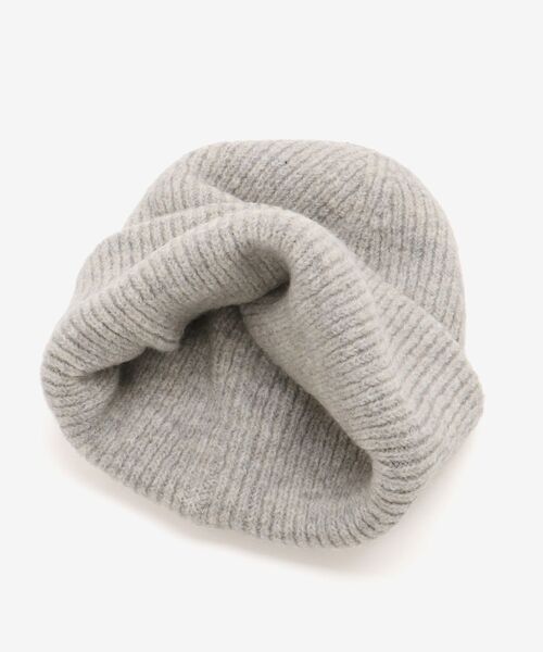 le.coeur blanc（ルクールブラン）の「《WEB限定アイテム》シンプルニットワッチ（ニットキャップ/ビーニー・レディース・ブラック/グレー/アイボリー・FREE）」の6枚目の写真