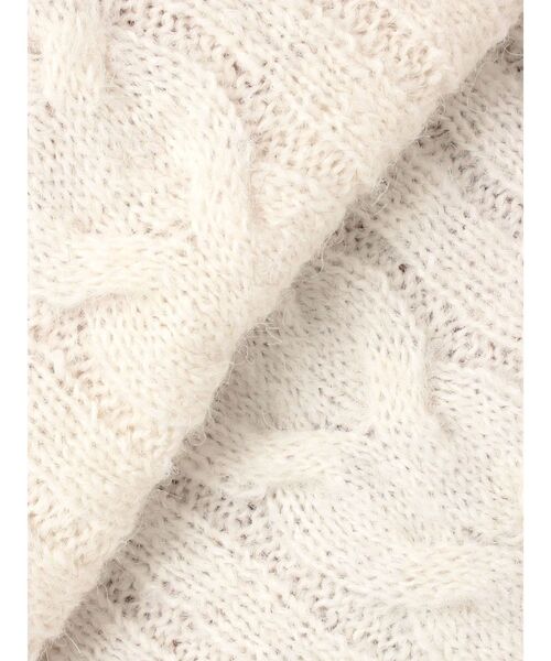 EATME（イートミー）の「ヘムシャギーオフショルニットワンピース（ワンピース・レディース・グレー/アイボリー/ブラック・FREE）」の21枚目の写真