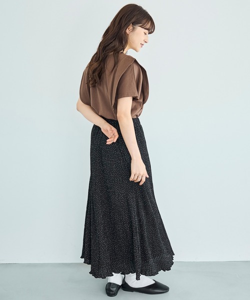 mil(ミル)の「細プリーツマーメイドスカート【587147】(スカート・レディース・ブラック/ブラウン/モカ・XS/S)」の7枚目の写真