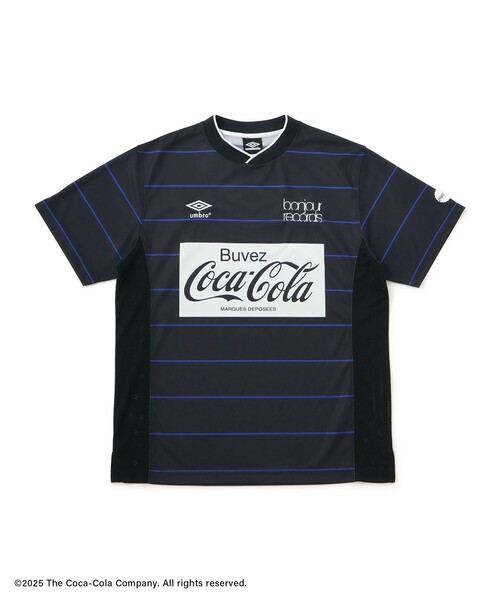 bonjour records（ボンジュールレコーズ）の「【Coca-Cola】UMBRO×bonjour records GAME SHIRTS（ジャージ・レディース・ブラック系その他/ホワイト系その他・M/L）」の3枚目の写真