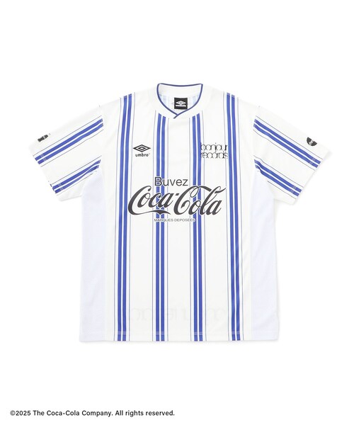 bonjour records（ボンジュールレコーズ）の「【Coca-Cola】UMBRO×bonjour records GAME SHIRTS（ジャージ・レディース・ブラック系その他/ホワイト系その他・M/L）」の4枚目の写真