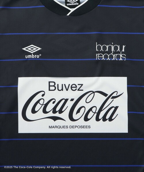 bonjour records（ボンジュールレコーズ）の「【Coca-Cola】UMBRO×bonjour records GAME SHIRTS（ジャージ・レディース・ブラック系その他/ホワイト系その他・M/L）」の7枚目の写真