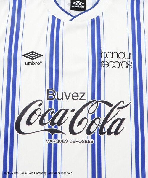 bonjour records（ボンジュールレコーズ）の「【Coca-Cola】UMBRO×bonjour records GAME SHIRTS（ジャージ・レディース・ブラック系その他/ホワイト系その他・M/L）」の15枚目の写真