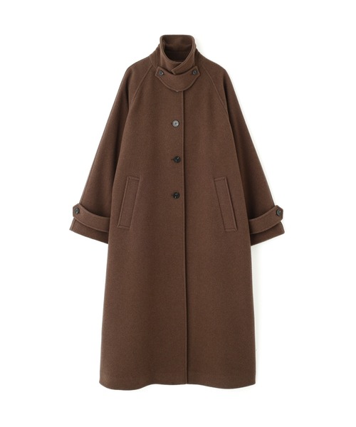 N.（N. Natural Beauty Basic）（エヌエヌナチュラルビューティーベーシック）の「【PS/低身長サイズ】ステンカラーロングコート（ステンカラーコート・レディース・チャコールグレー/グレー/ブラウン・P/S/MEDIUM/SMALL）」の20枚目の写真