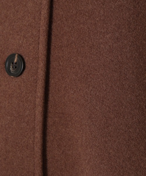 N.（N. Natural Beauty Basic）（エヌエヌナチュラルビューティーベーシック）の「【PS/低身長サイズ】ステンカラーロングコート（ステンカラーコート・レディース・チャコールグレー/グレー/ブラウン・P/S/MEDIUM/SMALL）」の11枚目の写真