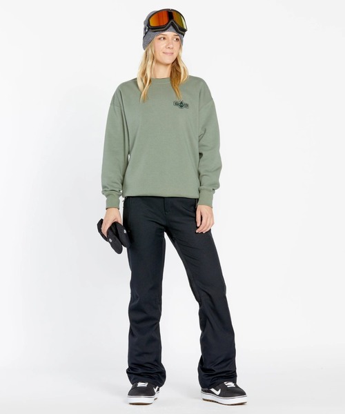 VOLCOM(ボルコム)の「【VOLCOM/ボルコム】 Womens Genus Stretch Pants /スキースノーボードスリムフィットパンツ(その他パンツ・レディース・オリーブ/ブラック・SMALL/MEDIUM)」の6枚目の写真