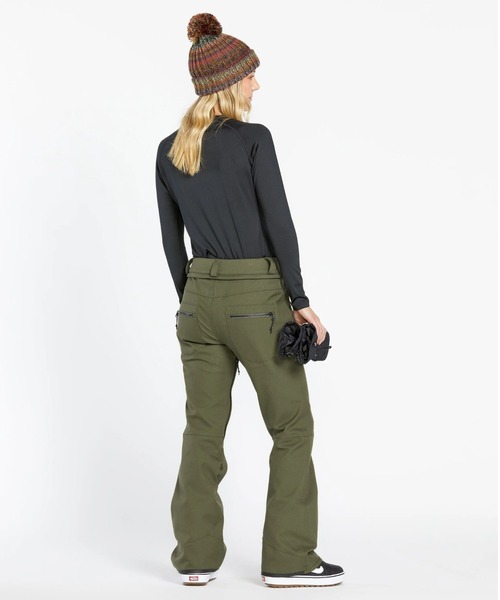 VOLCOM(ボルコム)の「【VOLCOM/ボルコム】 Womens Genus Stretch Pants /スキースノーボードスリムフィットパンツ(その他パンツ・レディース・オリーブ/ブラック・SMALL/MEDIUM)」の10枚目の写真