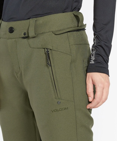 VOLCOM(ボルコム)の「【VOLCOM/ボルコム】 Womens Genus Stretch Pants /スキースノーボードスリムフィットパンツ(その他パンツ・レディース・オリーブ/ブラック・SMALL/MEDIUM)」の11枚目の写真