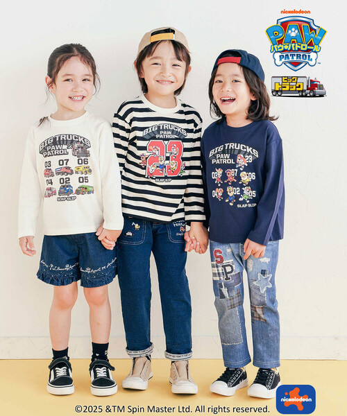 SLAP SLIP（スラップスリップ）の「【パウ・パトロール×SLAPSLIP】ビッグトラックプリントTシャツ(90~130cm)（Tシャツ/カットソー・キッズ・オフホワイト/ホワイト系その他/ネイビー・110cm/100cm/90cm/130cm/120cm）」の6枚目の写真