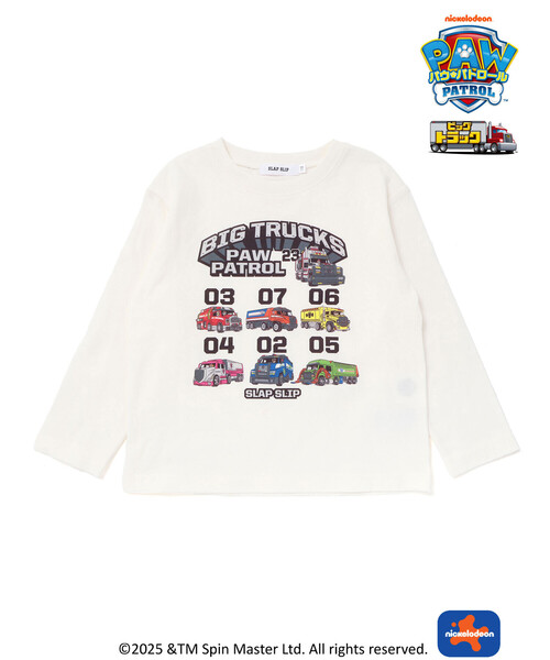 SLAP SLIP（スラップスリップ）の「【パウ・パトロール×SLAPSLIP】ビッグトラックプリントTシャツ(90~130cm)（Tシャツ/カットソー・キッズ・オフホワイト/ホワイト系その他/ネイビー・110cm/100cm/90cm/130cm/120cm）」の10枚目の写真