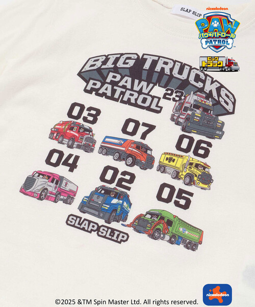 SLAP SLIP（スラップスリップ）の「【パウ・パトロール×SLAPSLIP】ビッグトラックプリントTシャツ(90~130cm)（Tシャツ/カットソー・キッズ・オフホワイト/ホワイト系その他/ネイビー・110cm/100cm/90cm/130cm/120cm）」の12枚目の写真