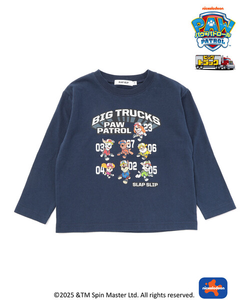 SLAP SLIP（スラップスリップ）の「【パウ・パトロール×SLAPSLIP】ビッグトラックプリントTシャツ(90~130cm)（Tシャツ/カットソー・キッズ・オフホワイト/ホワイト系その他/ネイビー・110cm/100cm/90cm/130cm/120cm）」の13枚目の写真
