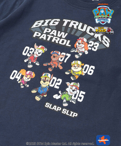 SLAP SLIP（スラップスリップ）の「【パウ・パトロール×SLAPSLIP】ビッグトラックプリントTシャツ(90~130cm)（Tシャツ/カットソー・キッズ・オフホワイト/ホワイト系その他/ネイビー・110cm/100cm/90cm/130cm/120cm）」の16枚目の写真