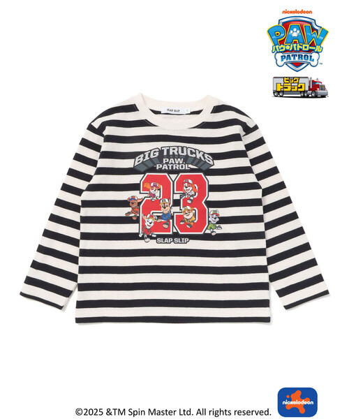 SLAP SLIP（スラップスリップ）の「【パウ・パトロール×SLAPSLIP】ビッグトラックプリントTシャツ(90~130cm)（Tシャツ/カットソー・キッズ・オフホワイト/ホワイト系その他/ネイビー・110cm/100cm/90cm/130cm/120cm）」の7枚目の写真