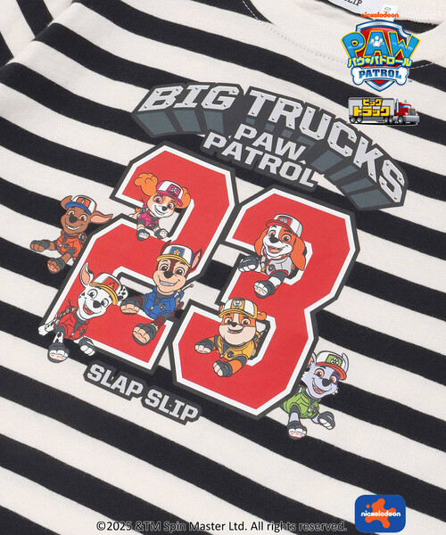 SLAP SLIP（スラップスリップ）の「【パウ・パトロール×SLAPSLIP】ビッグトラックプリントTシャツ(90~130cm)（Tシャツ/カットソー・キッズ・オフホワイト/ホワイト系その他/ネイビー・110cm/100cm/90cm/130cm/120cm）」の9枚目の写真