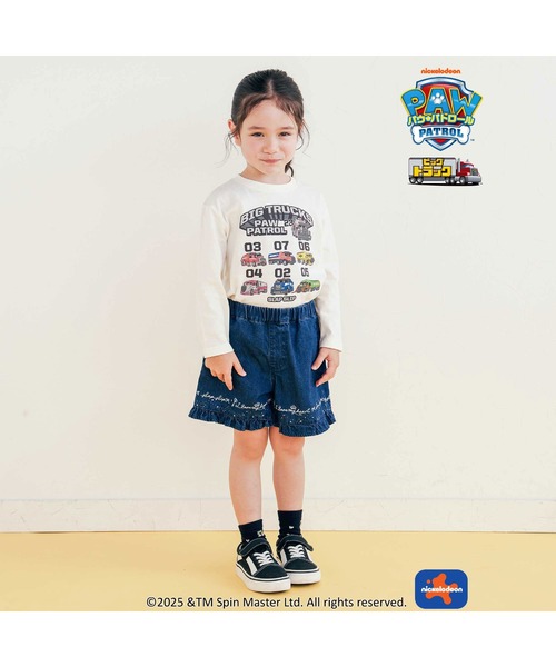 SLAP SLIP（スラップスリップ）の「【パウ・パトロール×SLAPSLIP】ビッグトラックプリントTシャツ(90~130cm)（Tシャツ/カットソー・キッズ・オフホワイト/ホワイト系その他/ネイビー・110cm/100cm/90cm/130cm/120cm）」の5枚目の写真