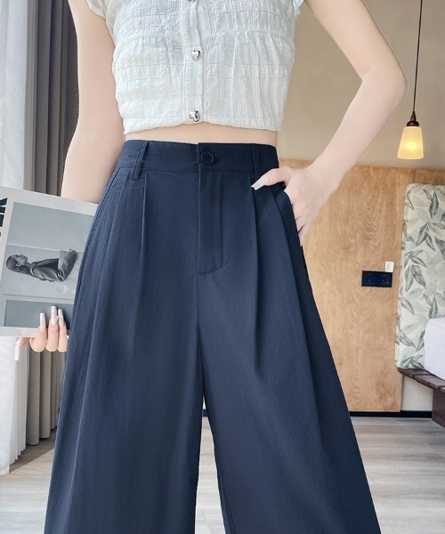 ReRe(リリ)の「裾レースワイドパンツ(その他パンツ・レディース・ネイビー/ライトグレー/ホワイト・MEDIUM)」の22枚目の写真