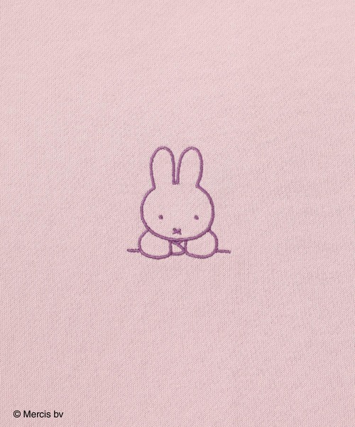 Honeys（ハニーズ）の「ミッフィー／ゆるトップス（スウェット・レディース・アイボリー/オートミール/スミクロ/モカ/ピンク・L/LL/M/S）」の13枚目の写真