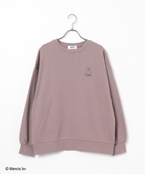 Honeys（ハニーズ）の「ミッフィー／ゆるトップス（スウェット・レディース・アイボリー/オートミール/スミクロ/モカ/ピンク・L/LL/M/S）」の17枚目の写真