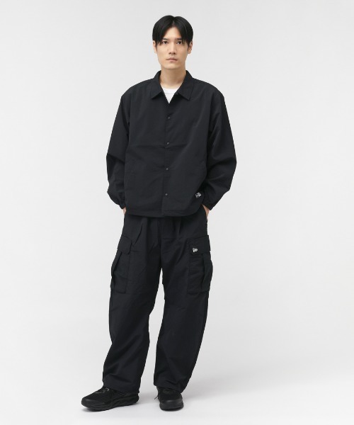 NEW ERA（ニューエラ）の「ニューエラ  NYLON COACH JK BLK（ナイロンジャケット・メンズ・ブラック・LL/L/M）」の11枚目の写真