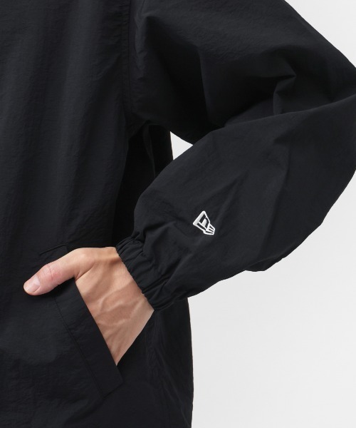 NEW ERA（ニューエラ）の「ニューエラ  NYLON COACH JK BLK（ナイロンジャケット・メンズ・ブラック・LL/L/M）」の8枚目の写真
