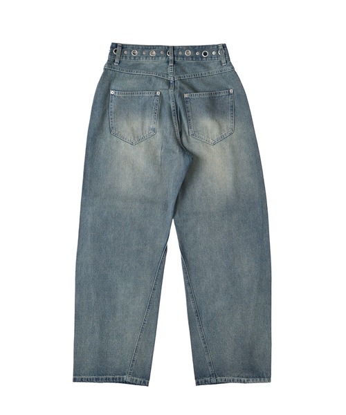 FTW（エフティダブリュー）の「SILVER POINT CURVE DENIM（デニムパンツ・レディース・インディゴブルー/ライトブルー/ブラック・SMALL/MEDIUM）」の6枚目の写真