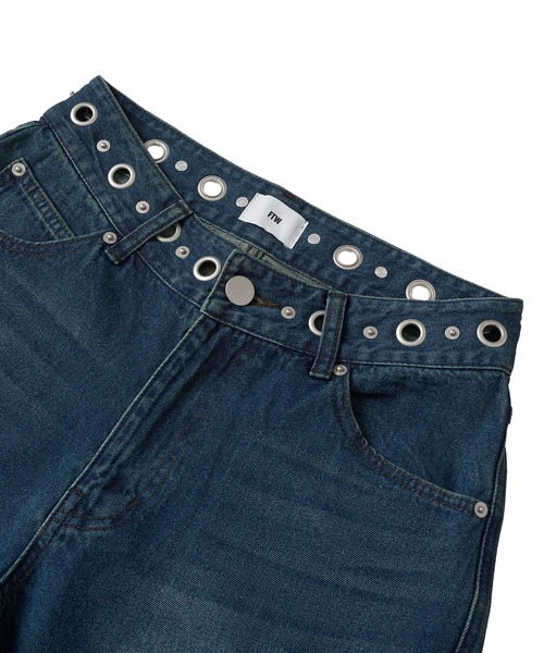 FTW（エフティダブリュー）の「SILVER POINT CURVE DENIM（デニムパンツ・レディース・インディゴブルー/ライトブルー/ブラック・SMALL/MEDIUM）」の9枚目の写真