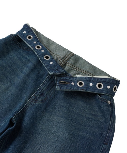 FTW（エフティダブリュー）の「SILVER POINT CURVE DENIM（デニムパンツ・レディース・インディゴブルー/ライトブルー/ブラック・SMALL/MEDIUM）」の10枚目の写真