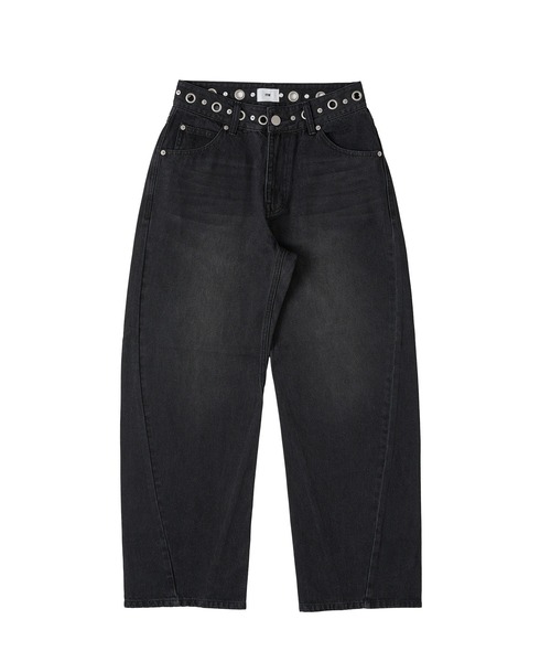 FTW（エフティダブリュー）の「SILVER POINT CURVE DENIM（デニムパンツ・レディース・インディゴブルー/ライトブルー/ブラック・SMALL/MEDIUM）」の7枚目の写真