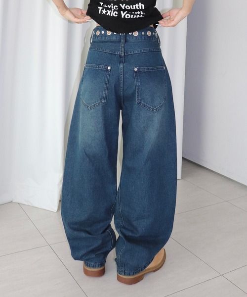 FTW（エフティダブリュー）の「SILVER POINT CURVE DENIM（デニムパンツ・レディース・インディゴブルー/ライトブルー/ブラック・SMALL/MEDIUM）」の13枚目の写真