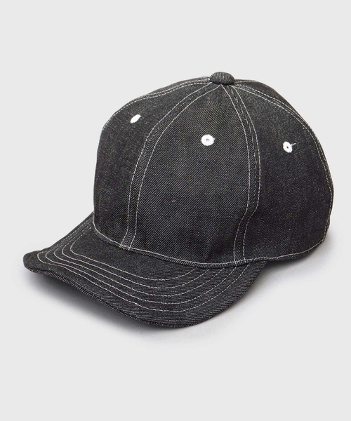 Mr.COVER（ミスターカバー）の「日本製 12オンス 岡山産 リジットデニム BBキャップ（キャップ・メンズ・ネイビー/ブラック・FREE）」の3枚目の写真