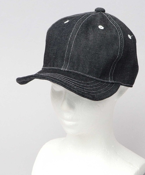 Mr.COVER（ミスターカバー）の「日本製 12オンス 岡山産 リジットデニム BBキャップ（キャップ・メンズ・ネイビー/ブラック・FREE）」の9枚目の写真