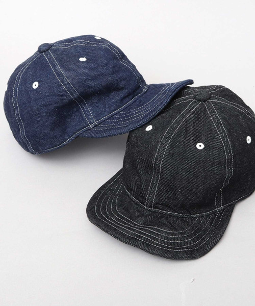 Mr.COVER（ミスターカバー）の「日本製 12オンス 岡山産 リジットデニム BBキャップ（キャップ・メンズ・ネイビー/ブラック・FREE）」の12枚目の写真