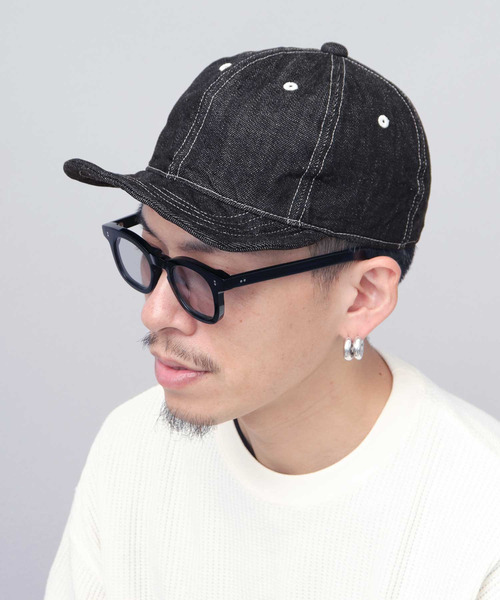 Mr.COVER（ミスターカバー）の「日本製 12オンス 岡山産 リジットデニム BBキャップ（キャップ・メンズ・ネイビー/ブラック・FREE）」の13枚目の写真