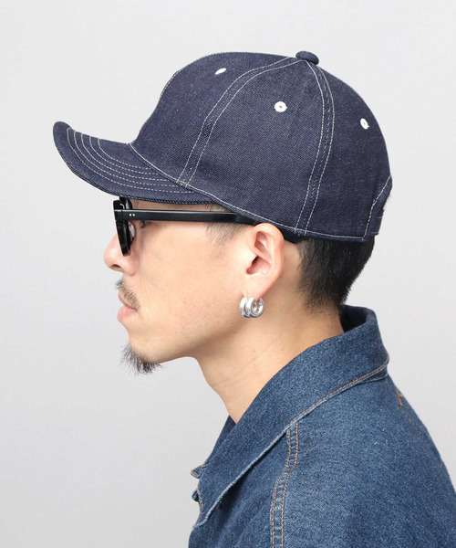 セール】日本製 12オンス 岡山産 リジットデニム BBキャップ（キャップ