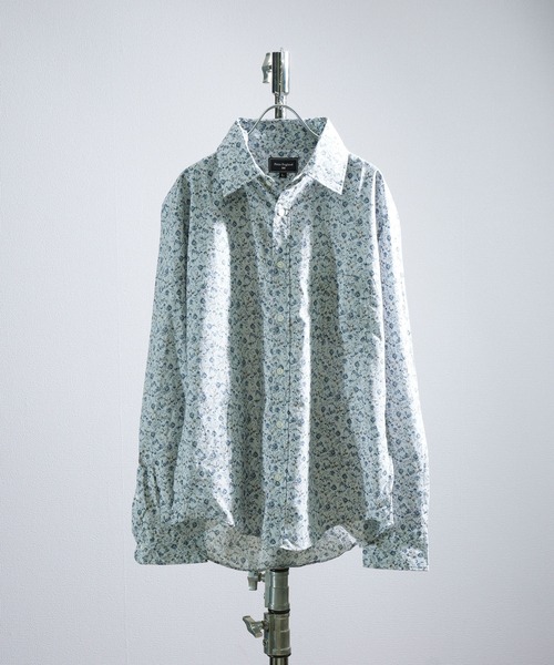 ZIP FIVE（ジップファイブ）の「英国老舗ブランド 花柄シャツ 日本縫製  Peter England（シャツ/ブラウス・メンズ・ブルー系/ブラック系/イエロー系/ベージュ系/ネイビー系1/ホワイト系4/ホワイト系1/ホワイト系2/ホワイト系/ネイビー系/グレー系/ホワイト系3/ネイビー系2/ホワイト系5・MEDIUM/LARGE）」の4枚目の写真