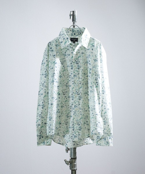 ZIP FIVE（ジップファイブ）の「英国老舗ブランド 花柄シャツ 日本縫製  Peter England（シャツ/ブラウス・メンズ・ブルー系/ブラック系/イエロー系/ベージュ系/ネイビー系1/ホワイト系4/ホワイト系1/ホワイト系2/ホワイト系/ネイビー系/グレー系/ホワイト系3/ネイビー系2/ホワイト系5・MEDIUM/LARGE）」の5枚目の写真