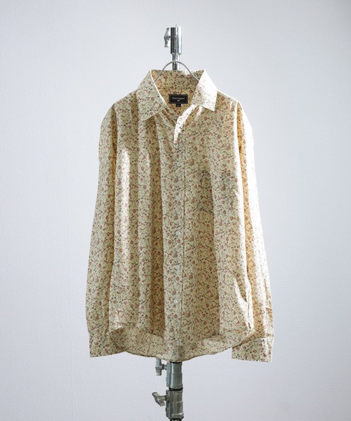 ZIP FIVE（ジップファイブ）の「英国老舗ブランド 花柄シャツ 日本縫製  Peter England（シャツ/ブラウス・メンズ・ブルー系/ブラック系/イエロー系/ベージュ系/ネイビー系1/ホワイト系4/ホワイト系1/ホワイト系2/ホワイト系/ネイビー系/グレー系/ホワイト系3/ネイビー系2/ホワイト系5・MEDIUM/LARGE）」の9枚目の写真